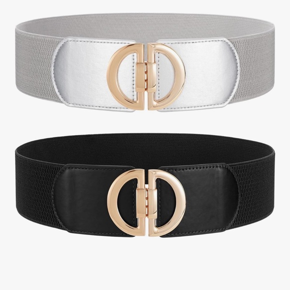 Accessories - 🆕 Women Wide Elastic Waist Belts Wide Stretchy Belts for Dress Fashion Belt
